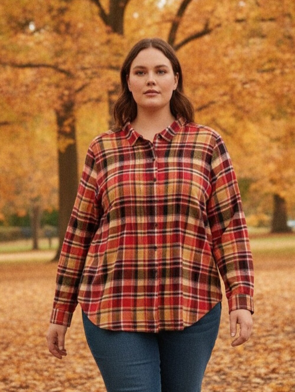 Coldwater Creek Plaid Flannel